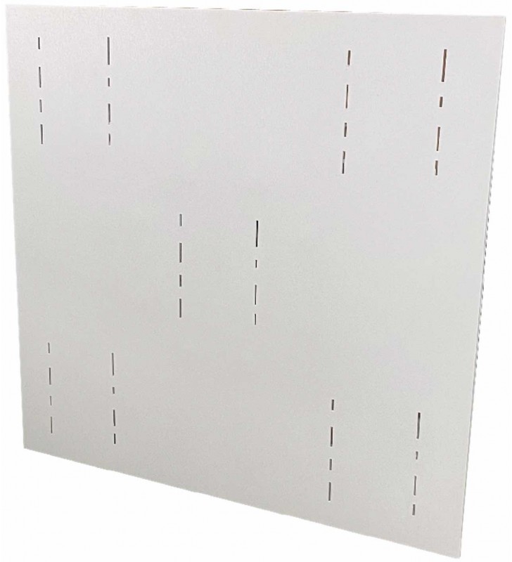 Dalle faux plafond 600 X 600 Bayadère Aluminium